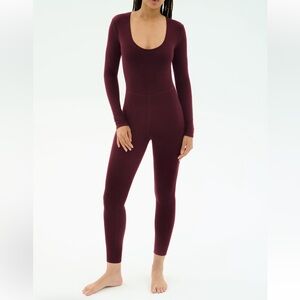 Splits59 Chloe airweight one piece long sleeve jumpsuit New